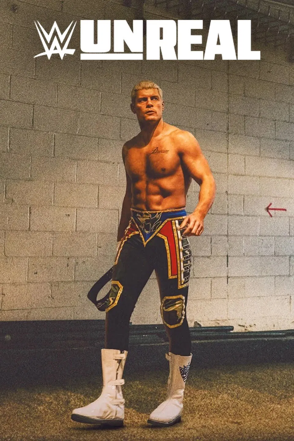 Poster chính thức của phim Phim Tài Liệu "WWE: Hậu Trường" (WWE: Unreal - 2025).