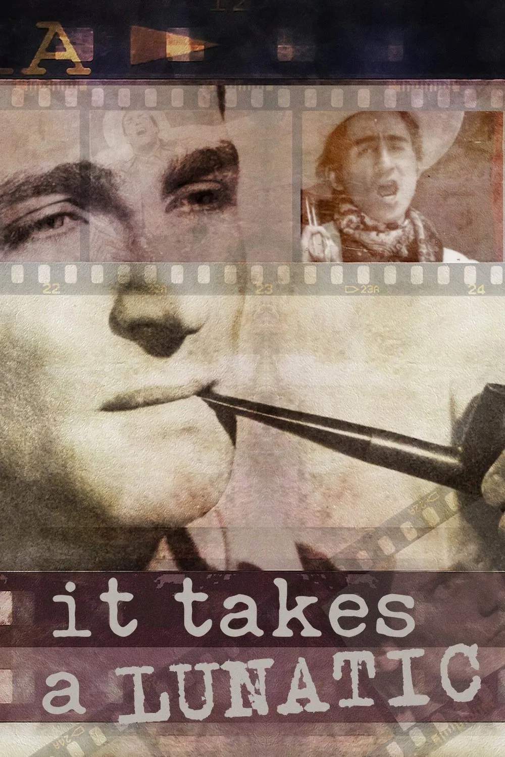Poster chính thức của phim Phim Tài Liệu "Wynn Handman - Cuồng Si Sân Khấu" (It Takes a Lunatic - 2019), với sự tham gia của diễn viên Richard Gere và Michael Douglas.