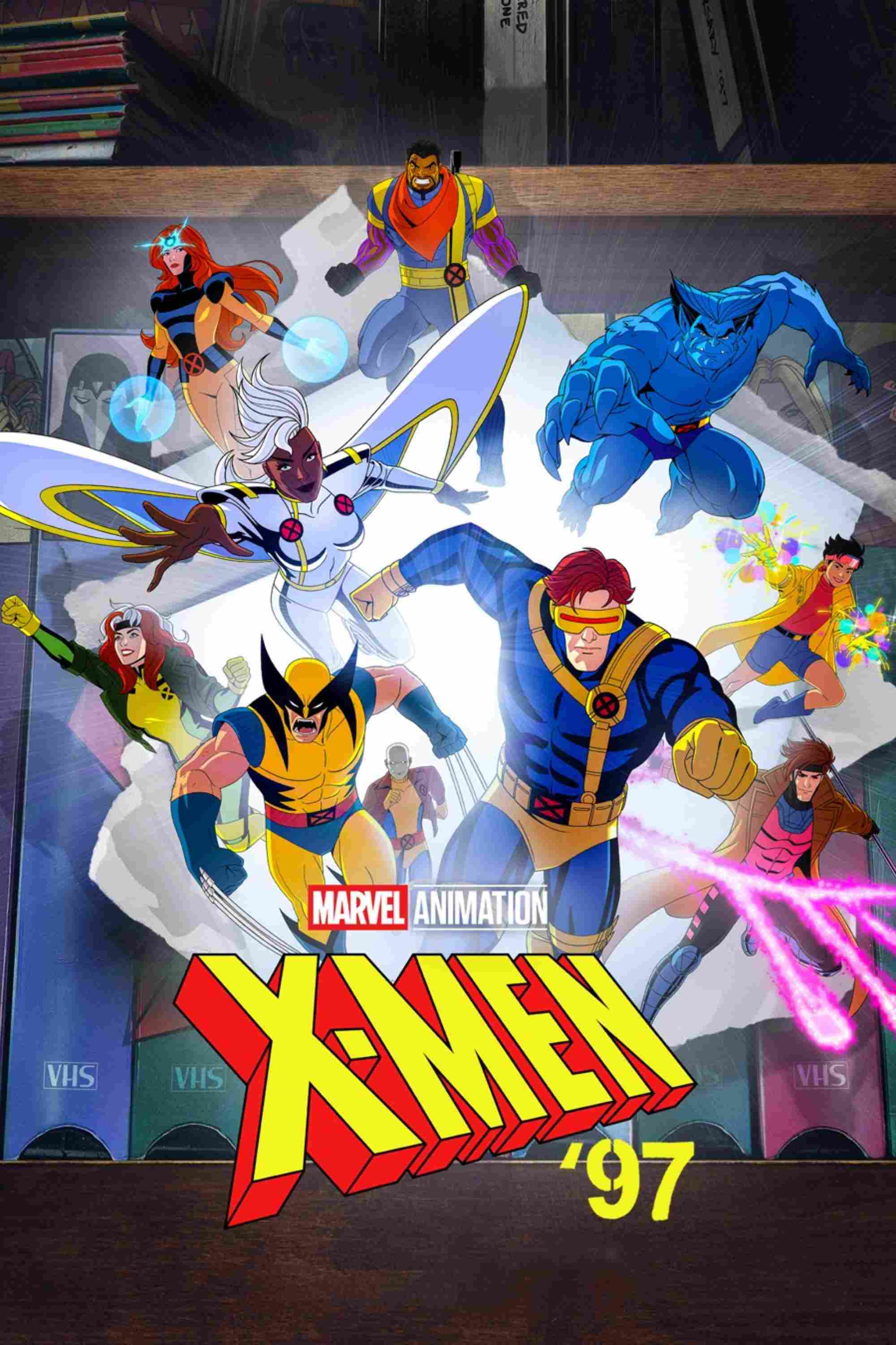 Poster chính thức của phim Phim Hoạt Hình, Phim Hành Động & Phiêu Lưu "X-Men '97" (X-Men '97 - 2024), với sự tham gia của diễn viên Ray Chase và Jennifer Hale.