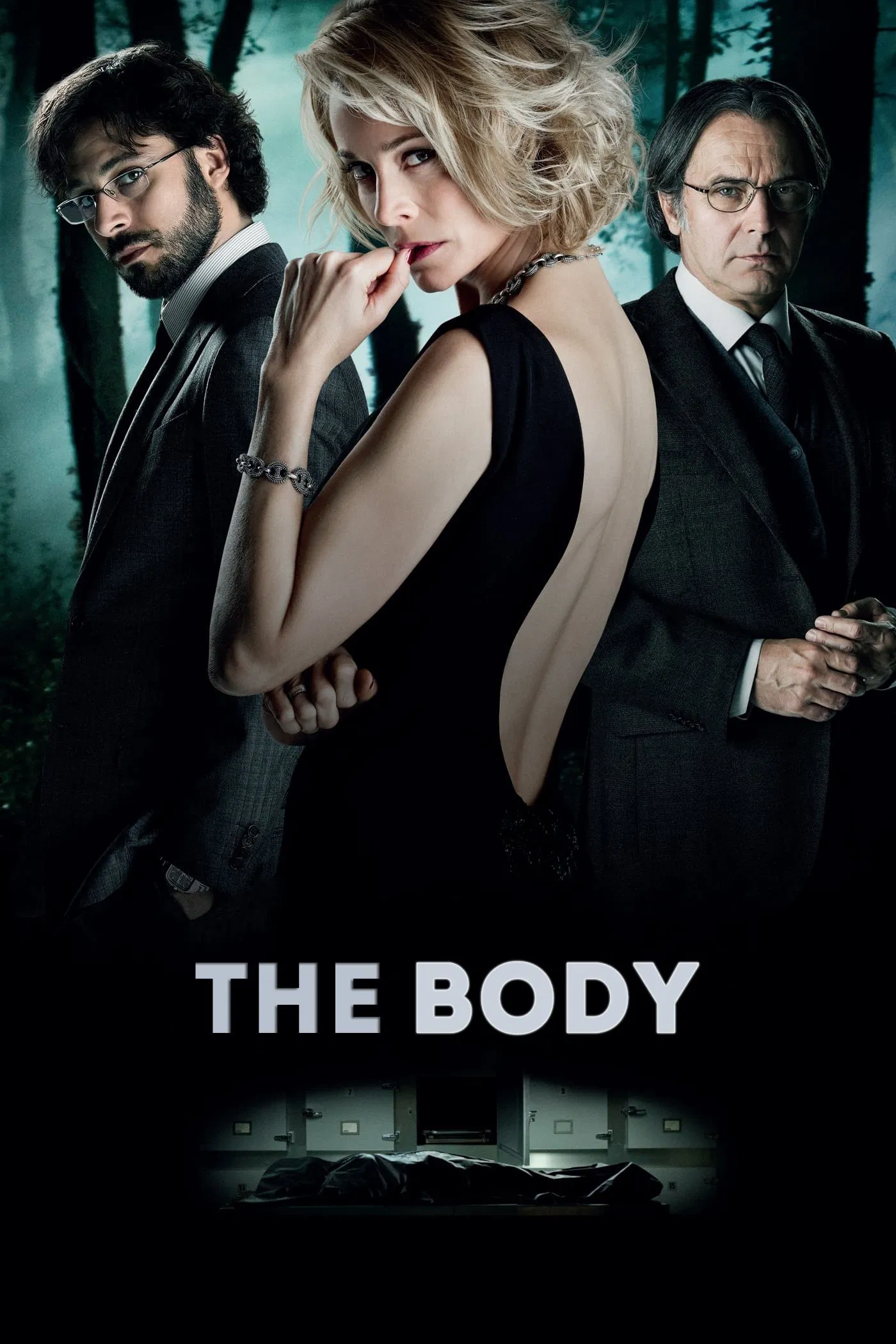 Poster chính thức của phim Phim Giật Gân, Phim Bí Ẩn "Xác Chết Bí Ẩn" (The Body - 2012), với sự tham gia của diễn viên Jose Coronado và Hugo Silva.