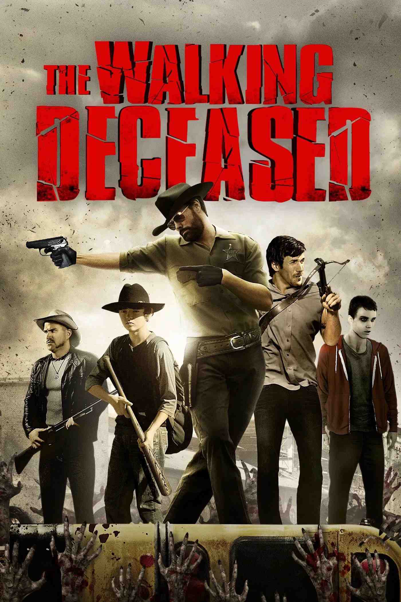 Poster chính thức của phim Phim Hài, Phim Kinh Dị "Xác Sống Chết Toi" (The Walking Deceased - 2015), với sự tham gia của diễn viên Tim Ogletree và Joey Oglesby.