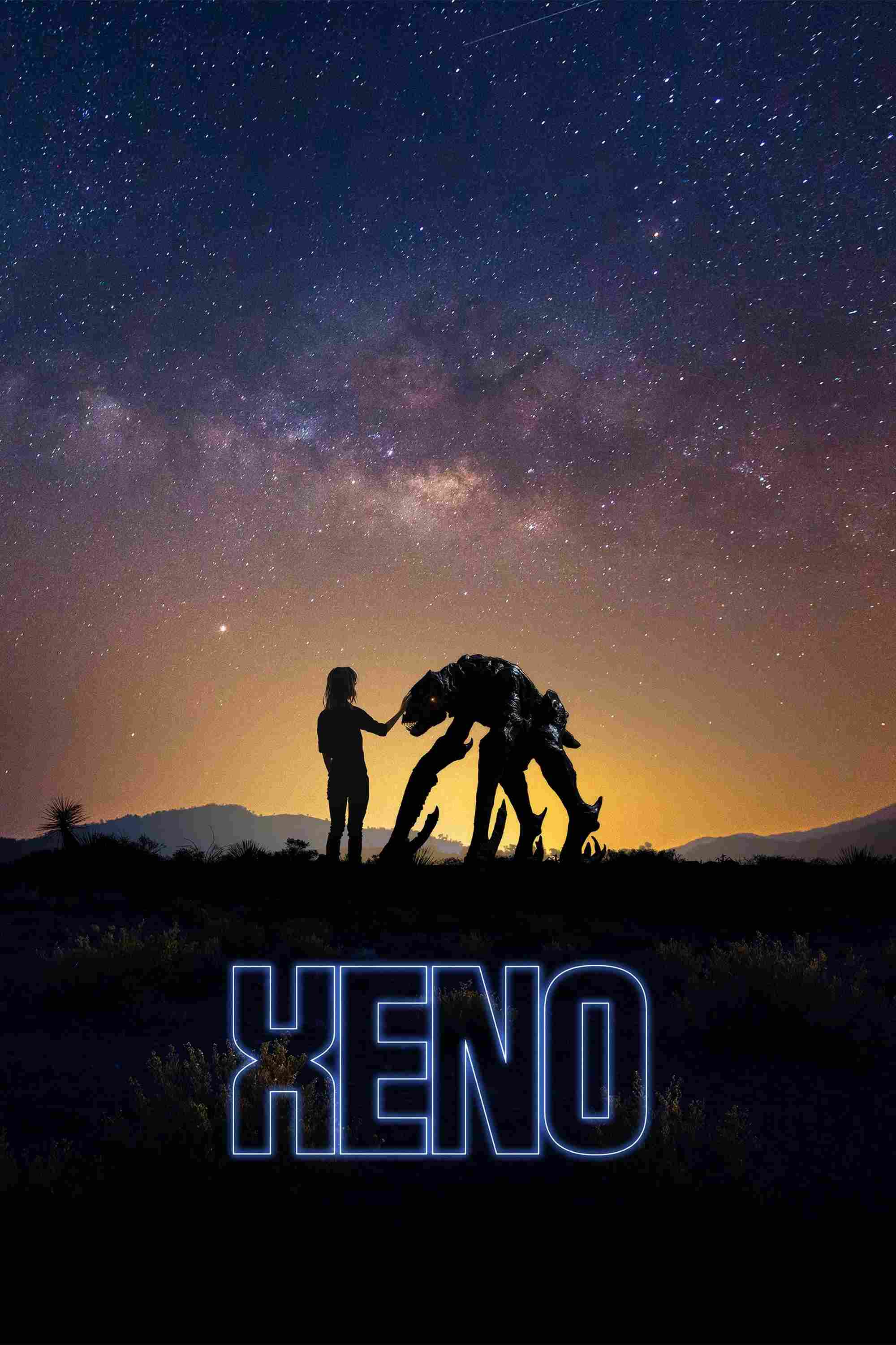 Poster chính thức của phim Phim Phiêu Lưu, Phim Tâm Lý "Xeno" (Xeno - 2025), với sự tham gia của diễn viên Lulu Wilson và Wrenn Schmidt.