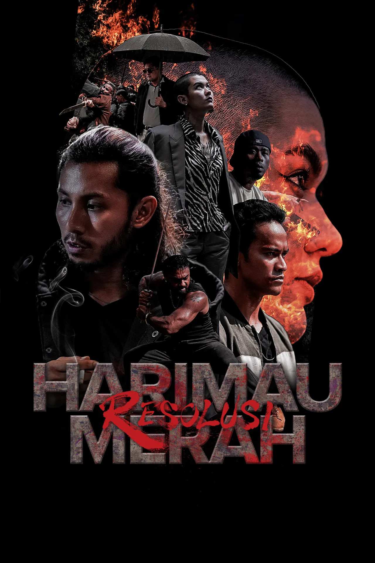 Poster chính thức của phim Phim Tâm Lý, Phim Hành Động "Xích Hổ: Âm Mưu Nội Gián" (Harimau Merah: Resolusi - 2025).