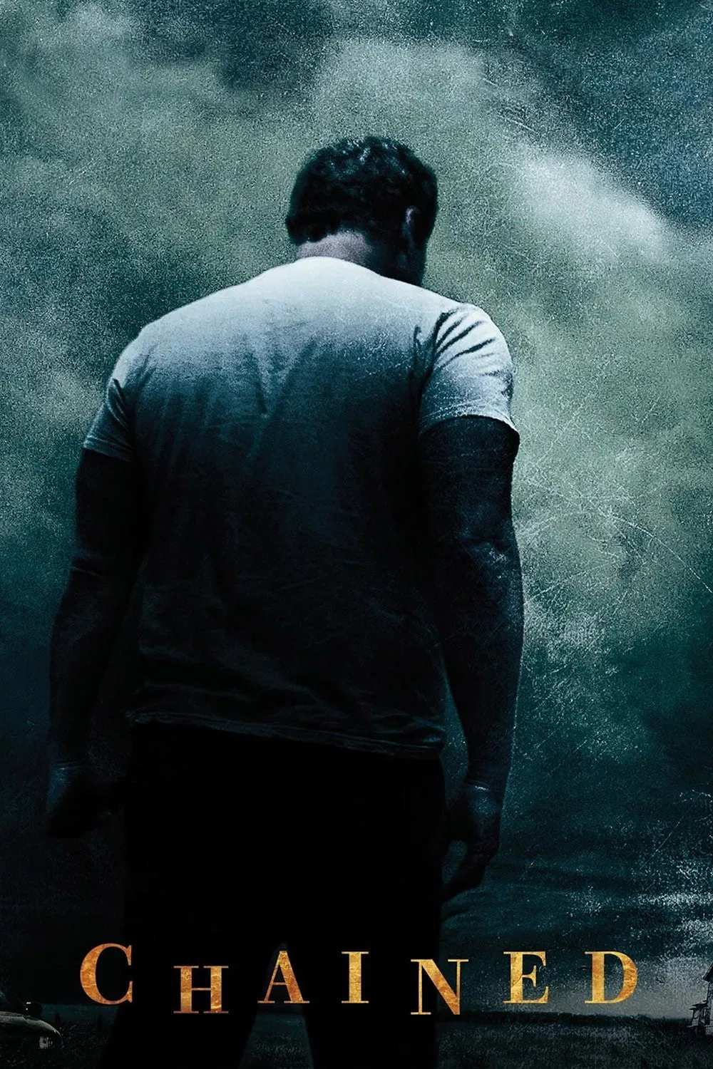 Poster chính thức của phim Phim Kinh Dị, Phim Giật Gân "Xiềng Xích" (Chained - 2012), với sự tham gia của diễn viên Vincent D'Onofrio và Eamon Farren.