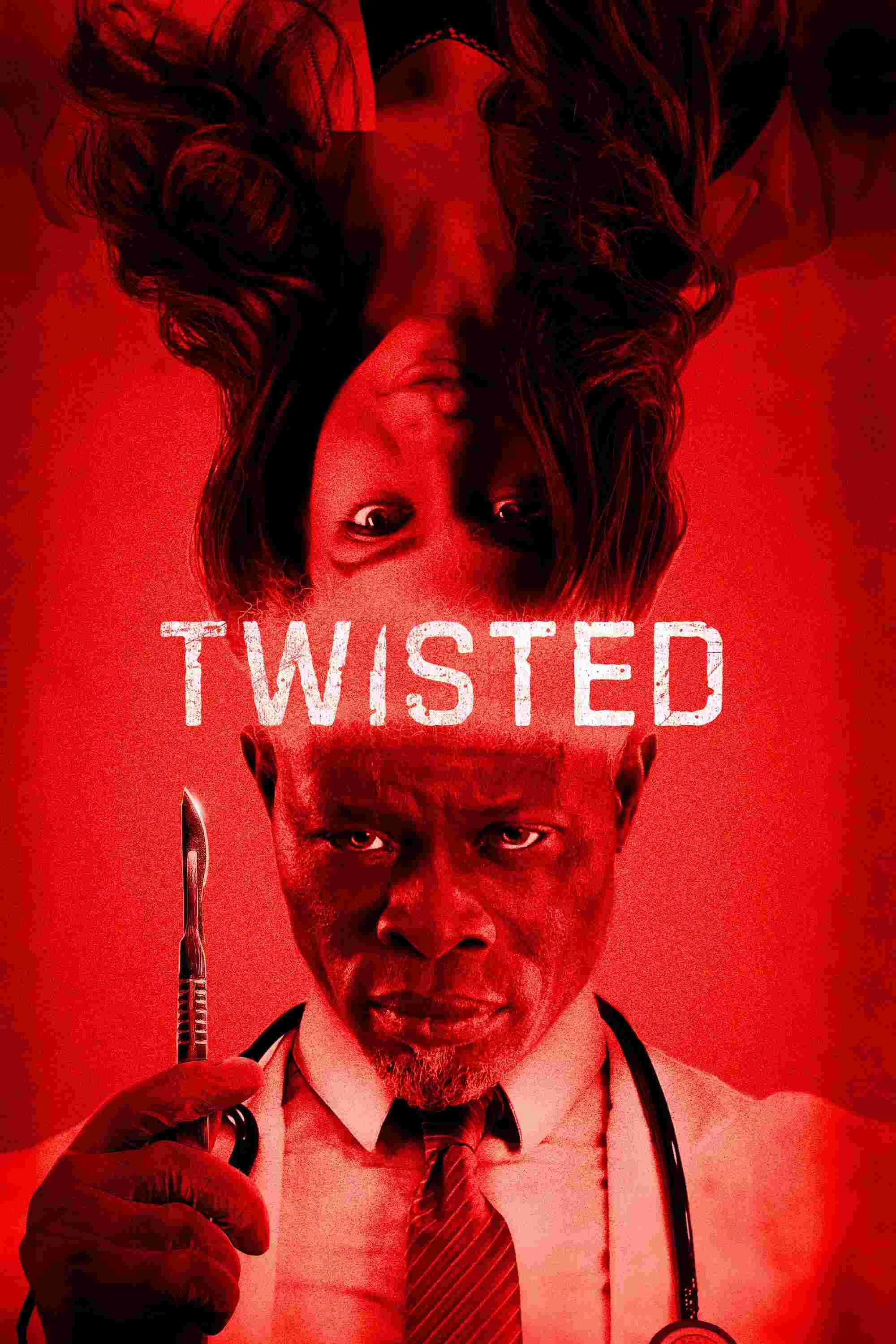 Poster chính thức của phim Phim Kinh Dị, Phim Giật Gân "Xoắn Quẩy (Xoắn Não)" (Twisted - 2026), với sự tham gia của diễn viên Djimon Hounsou và Lauren LaVera.