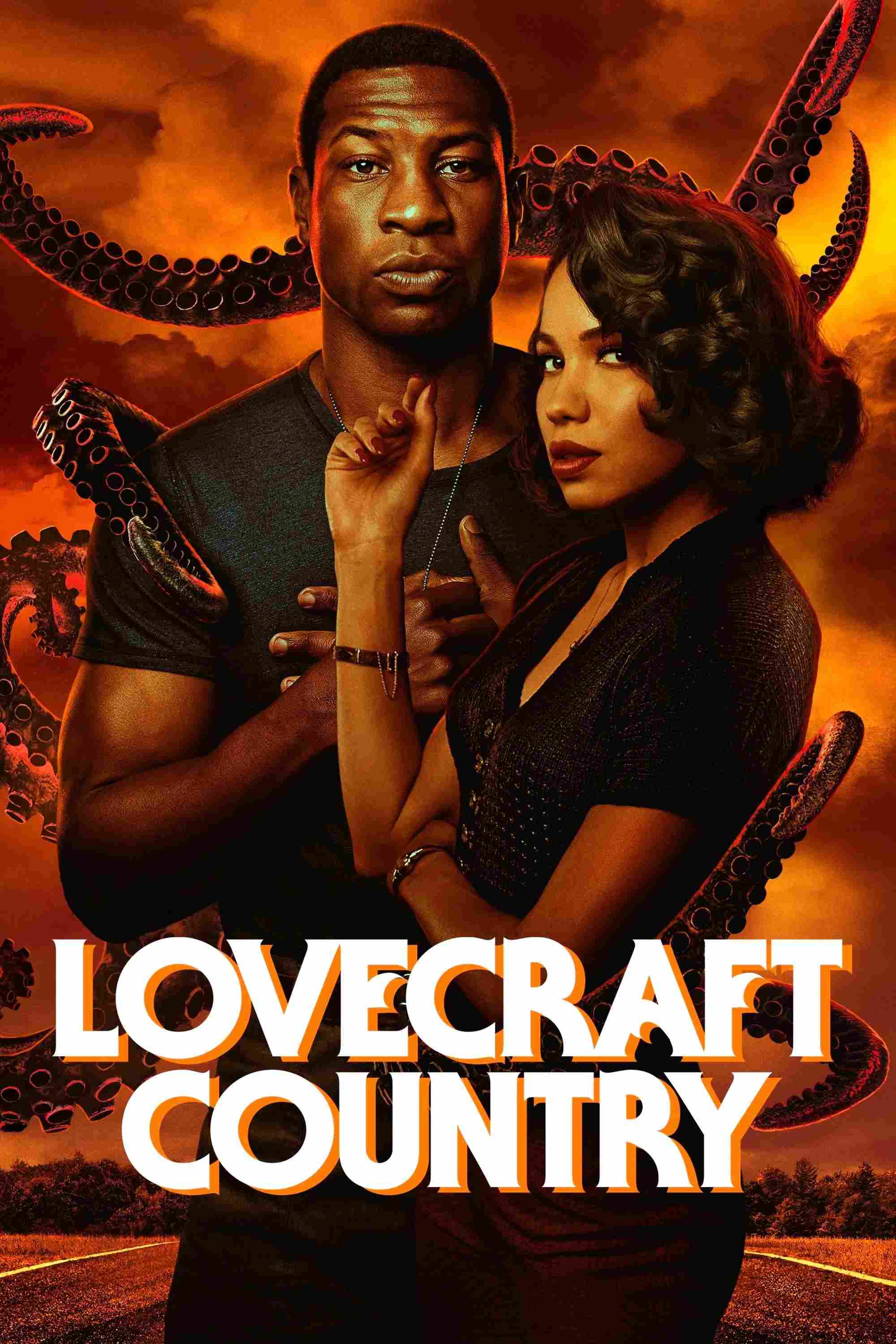 Poster chính thức của phim Phim Tâm Lý, Phim Bí Ẩn "Xứ LoveCraft" (Lovecraft Country - 2020), với sự tham gia của diễn viên Jonathan Majors và Jurnee Smollett.