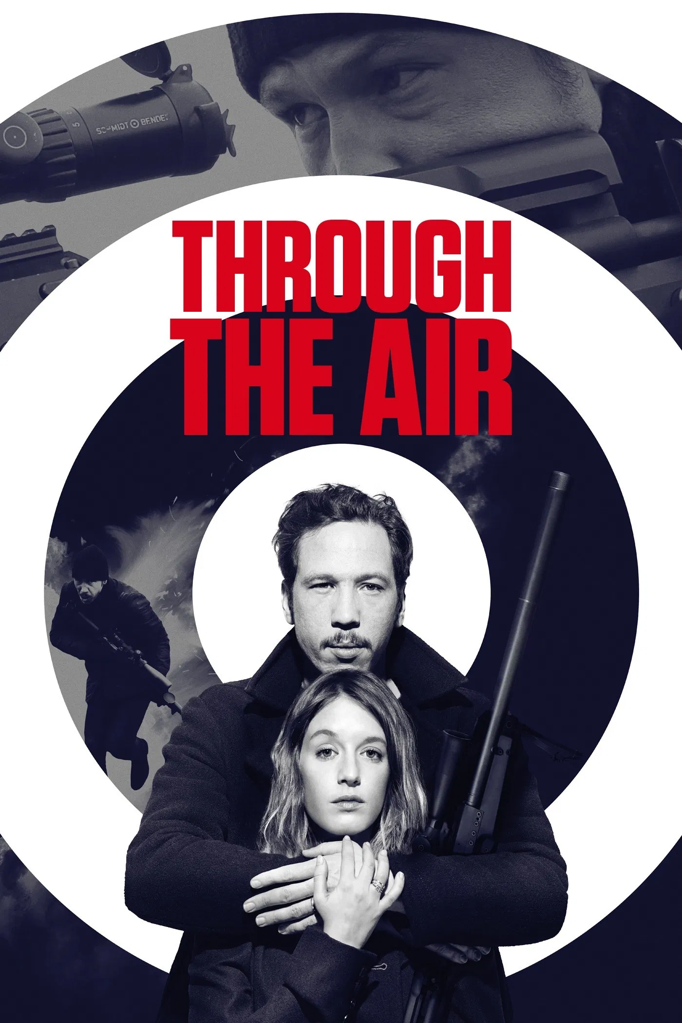 Poster chính thức của phim Phim Tâm Lý "Xuyên Thấu" (Through the Air - 2015), với sự tham gia của diễn viên Reda Kateb và Ludivine Sagnier.