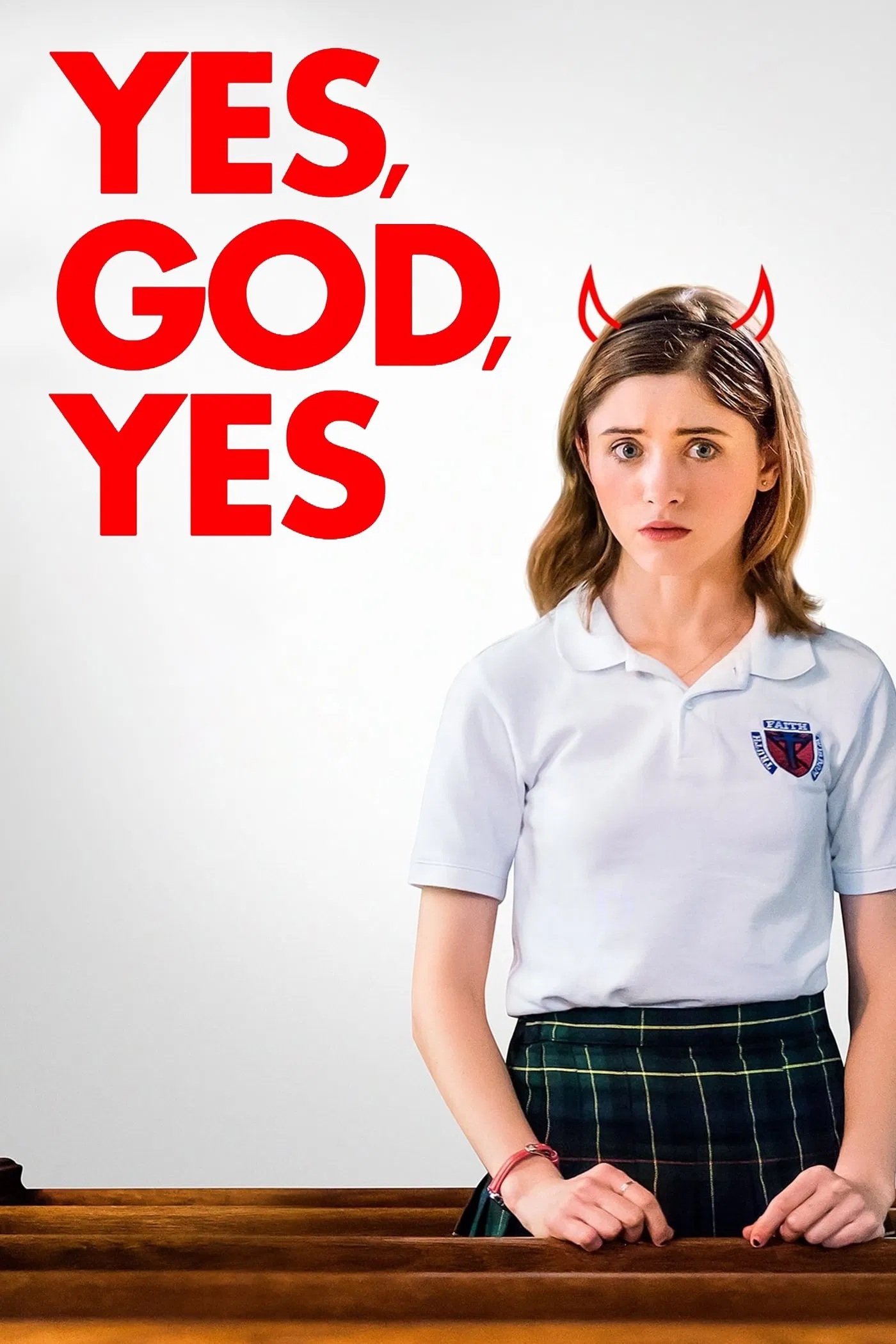 Poster chính thức của phim Phim Tâm Lý, Phim Hài "Yes, God, Yes" (Yes, God, Yes - 2020), với sự tham gia của diễn viên Natalia Dyer và Timothy Simons.