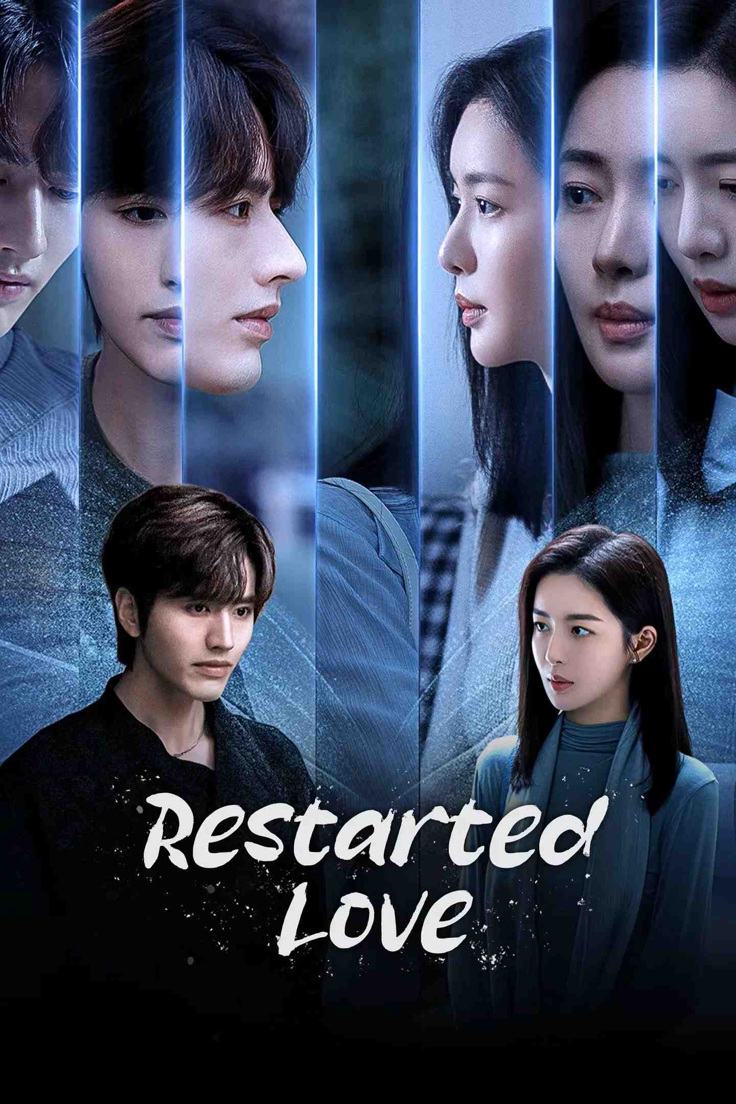 Poster chính thức của phim Phim Tâm Lý "Yêu Lại Từ Đầu" (Restarted Love - 2025), với sự tham gia của diễn viên La Chính và Zhao Yaoke.