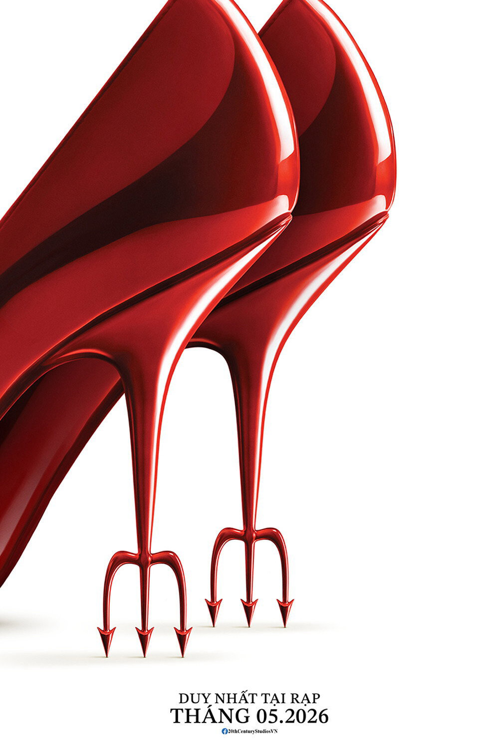 Poster chính thức của phim Phim Tâm Lý, Phim Hài "Yêu Nữ Thích Hàng Hiệu 2" (The Devil Wears Prada 2 - 2026), với sự tham gia của diễn viên Meryl Streep và Anne Hathaway.