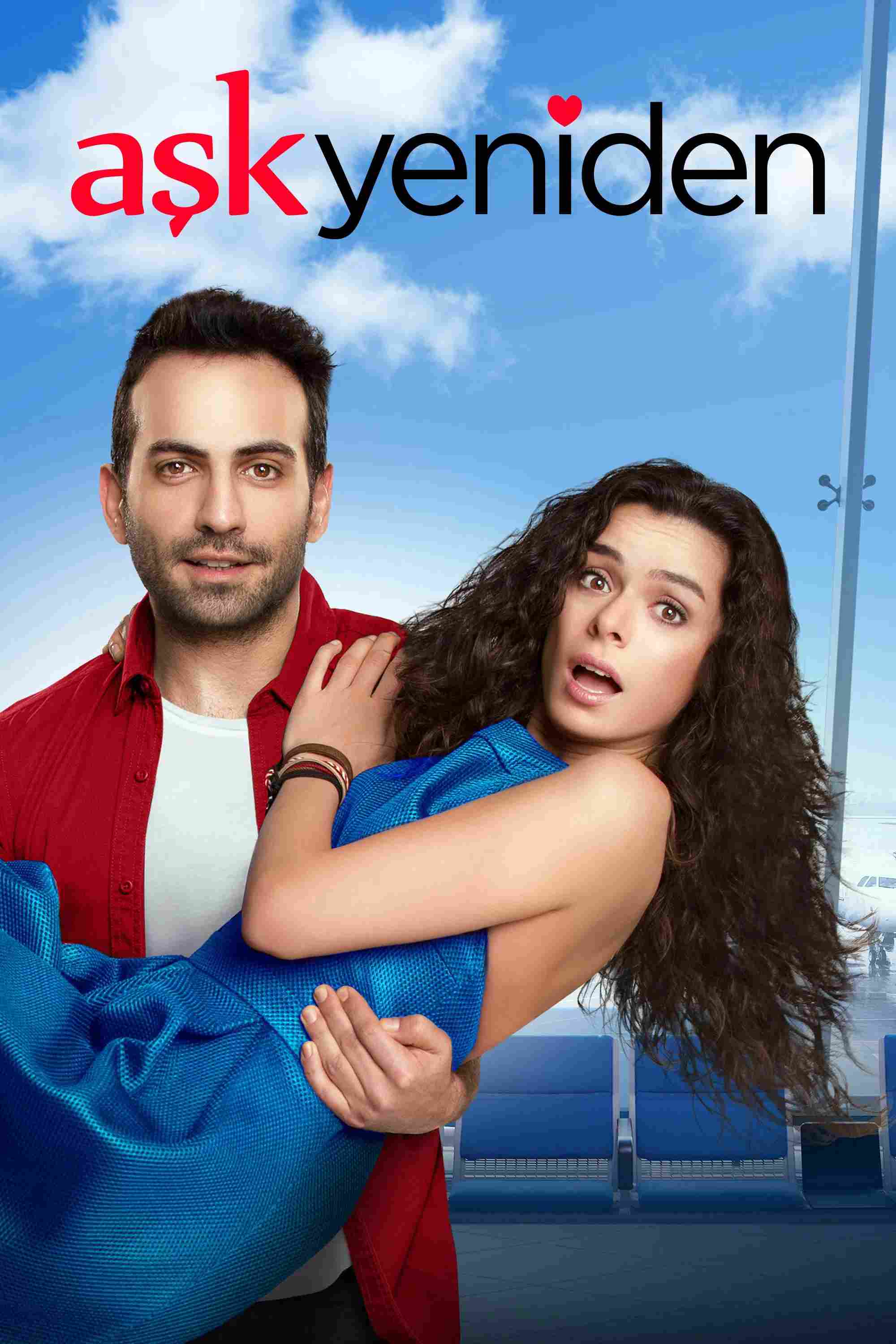 Poster chính thức của phim Phim Hài, Phim Tâm Lý "Yêu Thêm Lần Nữa (Phần 1)" (Love Once Again - 2015), với sự tham gia của diễn viên Özge Özpirinçci và Buğra Gülsoy.