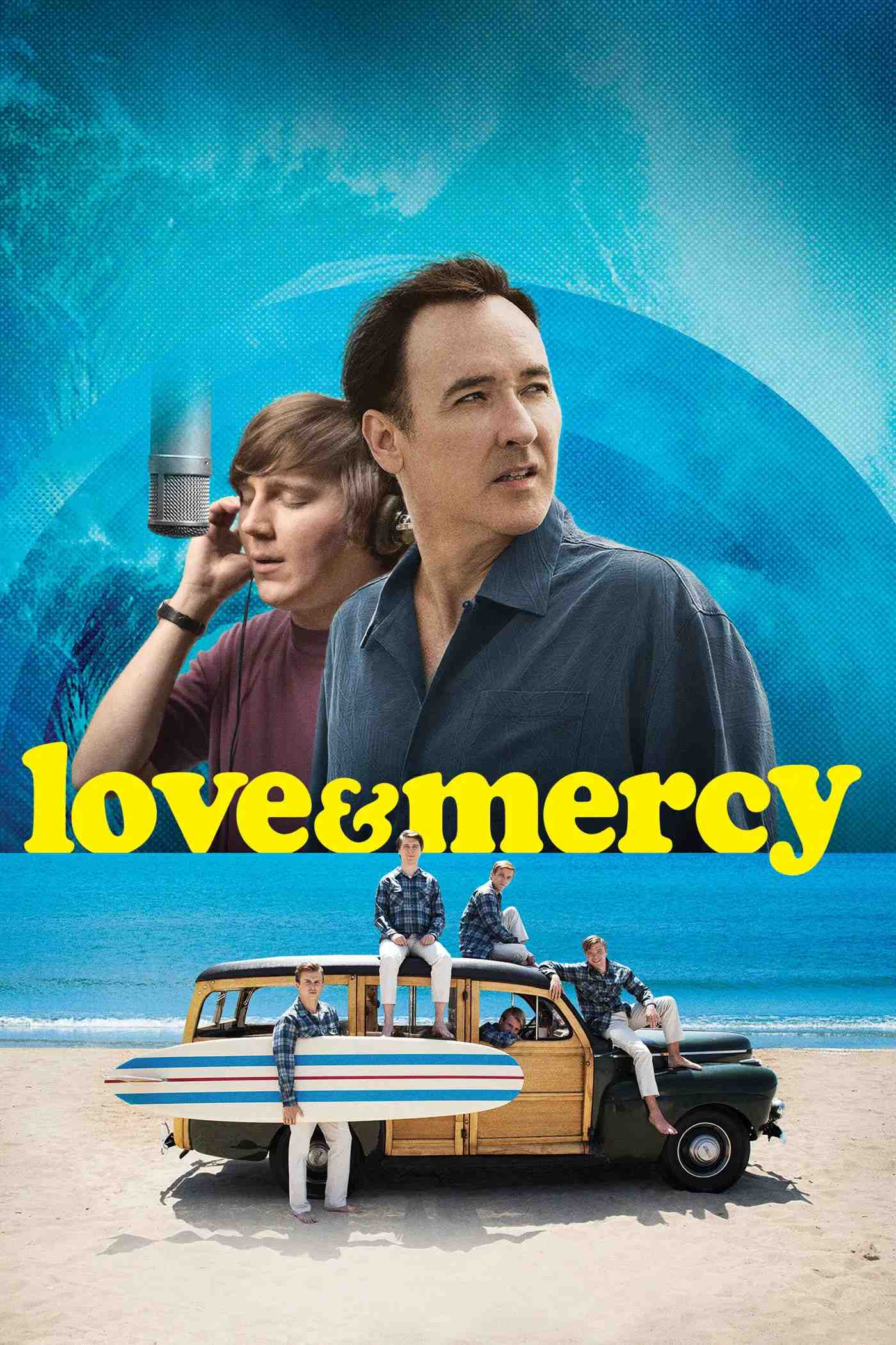 Poster chính thức của phim Phim Tâm Lý, Phim Ca Nhạc "Yêu Thương Quay Về" (Love & Mercy - 2015), với sự tham gia của diễn viên Paul Dano và John Cusack.