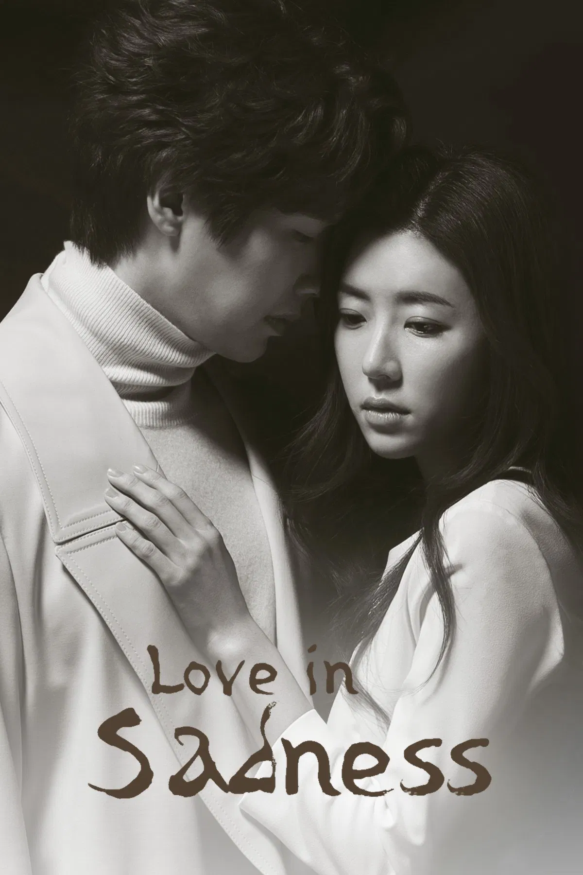 Poster chính thức của phim Phim Tâm Lý "Yêu Trong Đau Thương" (Love in Sadness - 2019), với sự tham gia của diễn viên Ji Hyun-woo và Park Han-byul.