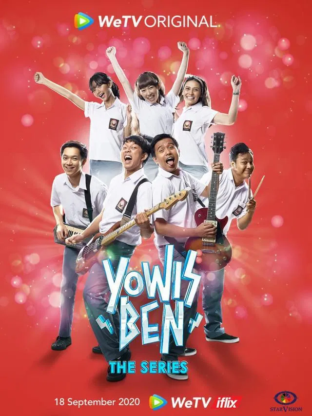 Poster chính thức của phim Phim Tâm Lý, Phim Hài "Yowis Ben: The Series" (Yowis Ben: The Series - 2020), với sự tham gia của diễn viên Bayu Skak và Joshua Suherman.