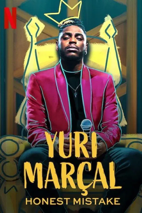 Poster chính thức của phim Phim Hài "Yuri Marçal: Sai lầm vô ý" (Yuri Marçal: Honest Mistake - 2022), với sự tham gia của diễn viên Yuri Marçal.