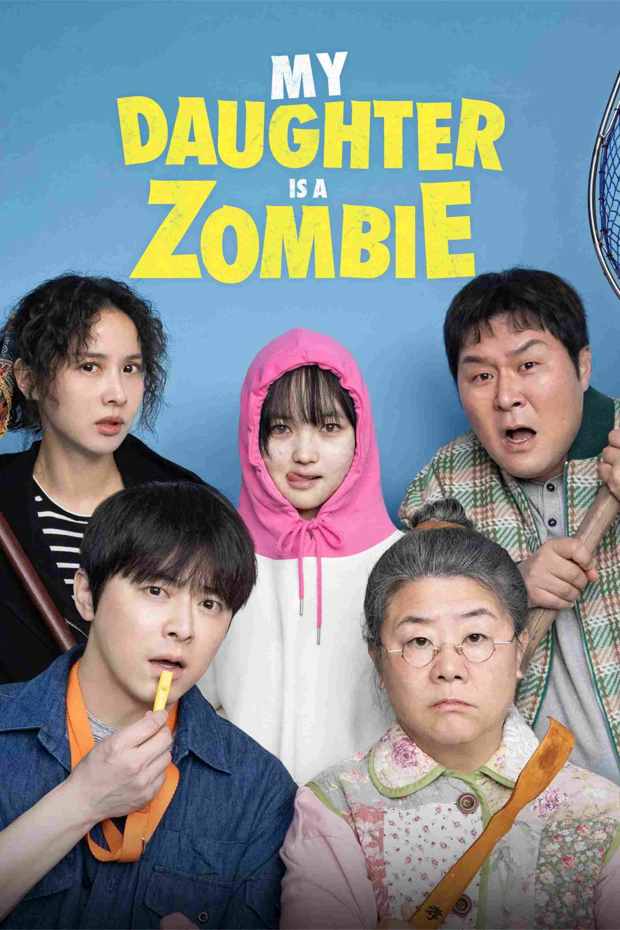 Poster chính thức của phim Phim Hài, Phim Tâm Lý "Zombie Cưng Của Ba" (My Daughter is a Zombie - 2025), với sự tham gia của diễn viên Cho Jung-seok và Lee Jung-eun.