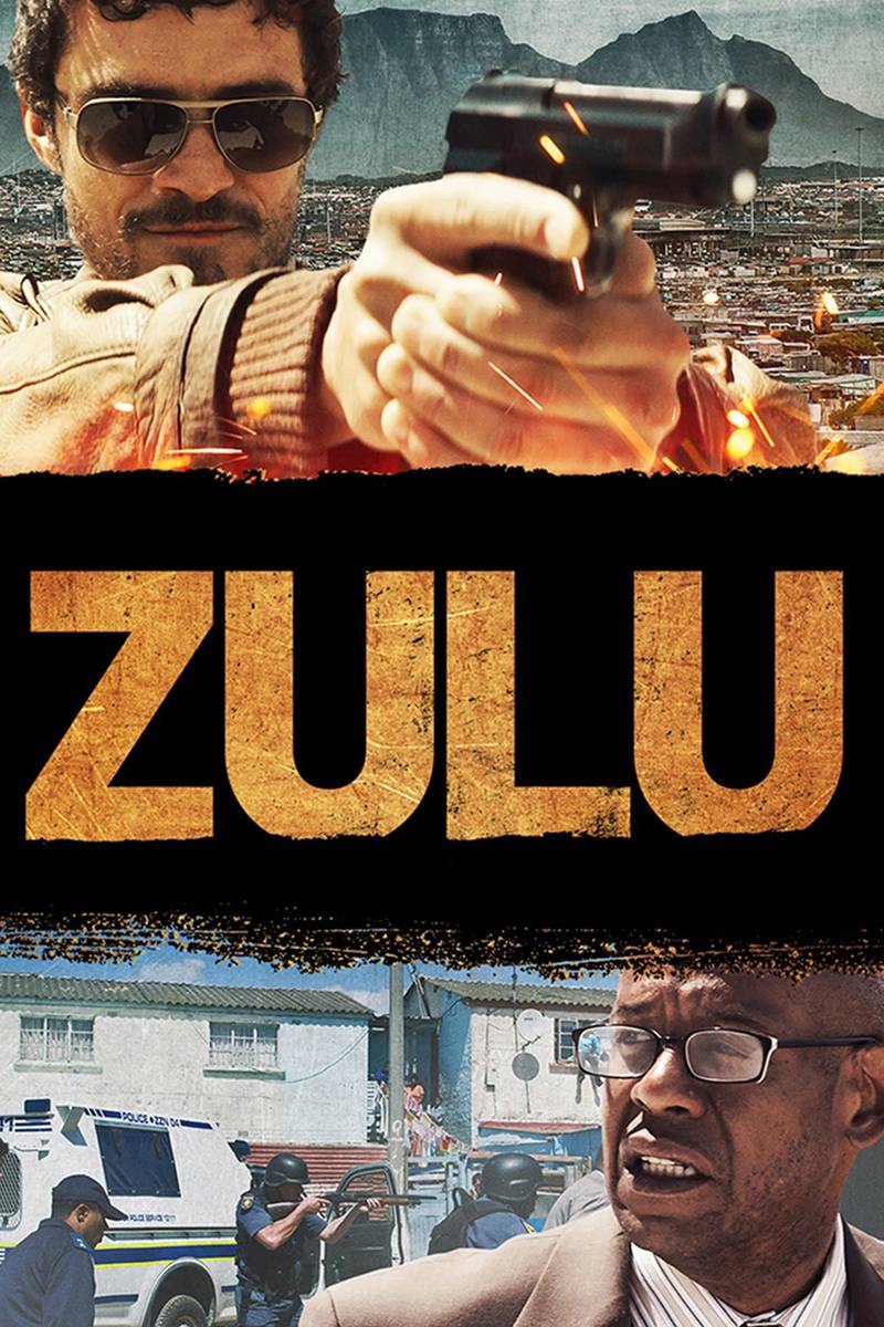 Poster chính thức của phim Phim Hình Sự, Phim Tâm Lý "Zulu" (Zulu - 2013), với sự tham gia của diễn viên Orlando Bloom và Forest Whitaker.